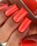 NAILSOFTHEDAY Color of the Month June 2026 Dopamine - pomarańczowy lakier hybrydowy z delikatną drobinką, 10 ml