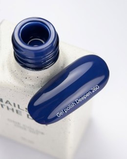 NAILSOFTHEDAY Deepen 260 Gel Polish - nasycony ciemnogranatowy lakier hybrydowy, 10 ml