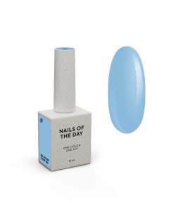 NAILSOFTHEDAY Float 304 Gel Polish - jasny, pastelowy błękitny lakier hybrydowy, 10 ml