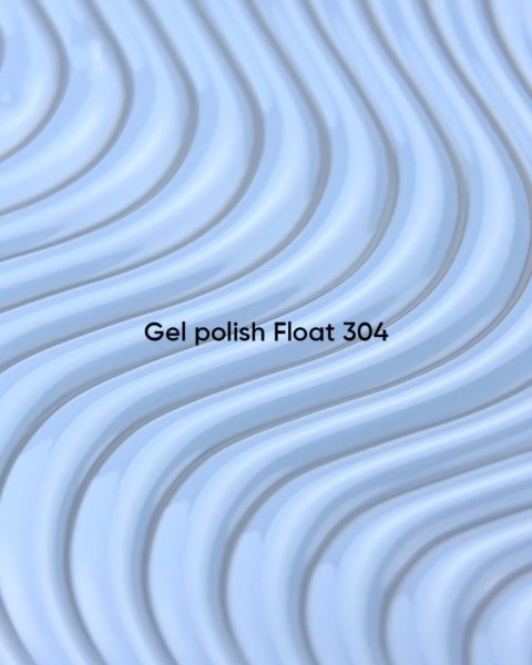 NAILSOFTHEDAY Float 304 Gel Polish - jasny, pastelowy błękitny lakier hybrydowy, 10 ml