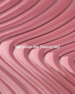 NAILSOFTHEDAY Rib 063 Gel Polish - elegancki, przygaszony różowy lakier hybrydowy, 10 ml