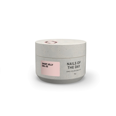 NAILSOFTHEDAY Smart Jelly gel 03 - brzoskwiniowo-beżowy budujący żel-galaretka, 15 g