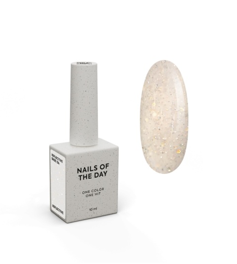 NAILSOFTHENIGHT Reflective base 04 - baza hybrydowa z efektem "flash", 10 ml