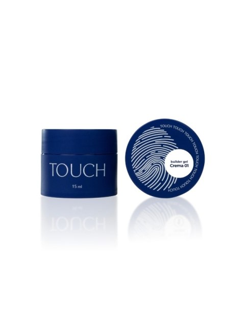TOUCH Builder gel Crema 01 - mleczny żel budujący, 15 ml