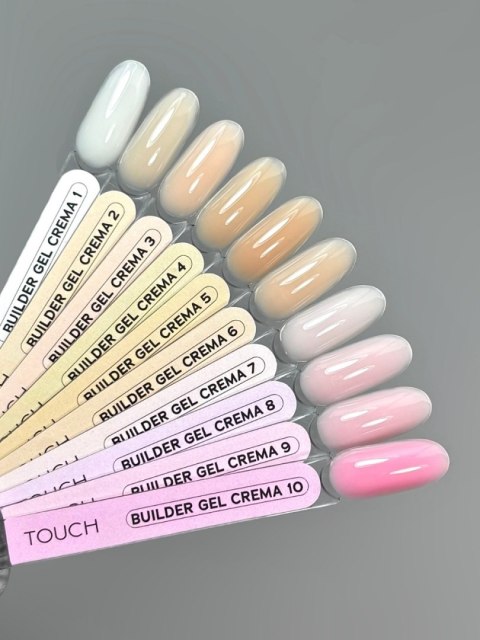 TOUCH Builder gel Crema 01 - mleczny żel budujący, 30 ml