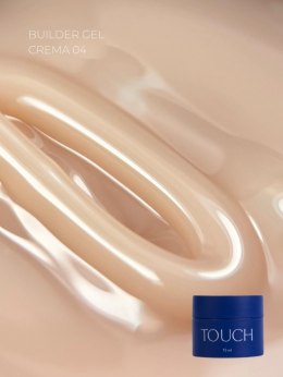 TOUCH Builder gel Crema 04 - beżowy żel budujący, 15 ml