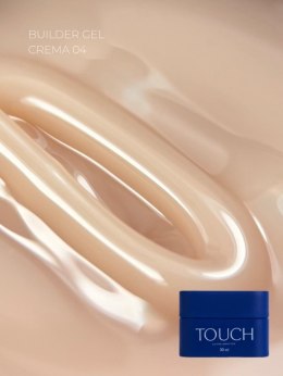 TOUCH Builder gel Crema 04 - beżowy żel budujący, 30 ml