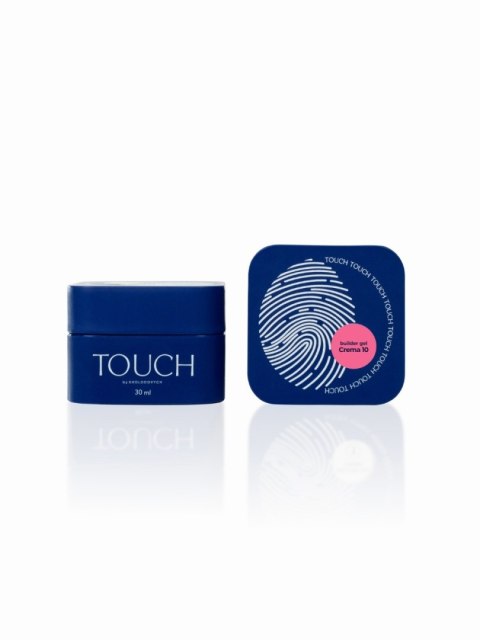 TOUCH Builder gel Crema 10 - intensywnie różowy żel budujący, 30 ml