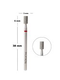 TOUCH Frez diamentowy walec czerwony 3 mm