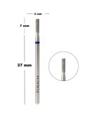 TOUCH Frez diamentowy walec niebieski 2 mm