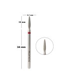 TOUCH Frez diamentowy zaokrąglony płomyk czerwony 2,1 mm