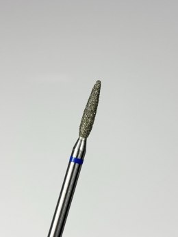 TOUCH Frez diamentowy zaokrąglony płomyk niebieski 2,1 mm