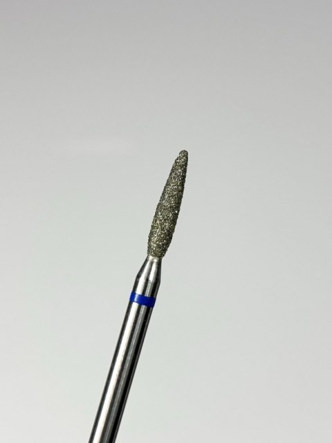 TOUCH Frez diamentowy zaokrąglony płomyk niebieski 2,1 mm