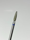 TOUCH Frez diamentowy zaokrąglony płomyk niebieski 2,3 mm