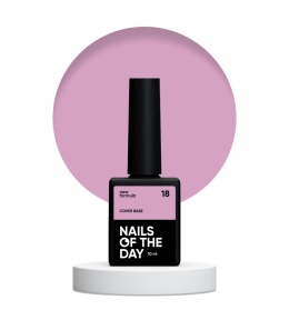 NAILSOFTHEDAY Cover base 18 - półprzezroczysta różowa baza hybrydowa, 10 ml