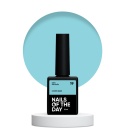 NAILSOFTHEDAY Cover base 19 - półprzezroczysta jasno-błękitna baza hybrydowa, 10 ml