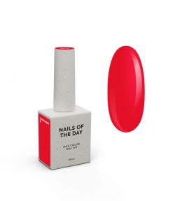 NAILSOFTHEDAY Cover base 32 - czerwona baza hybrydowa, 10 ml