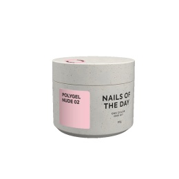 NAILSOFTHEDAY Polygel nude 02 - bezowy akrylożel, 30 g