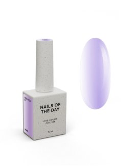 NAILSOFTHEDAY Shell top 01 NEW - perłowy top z fioletowo-różowym pyłkiem bez lepkiej warstwy, 10 ml