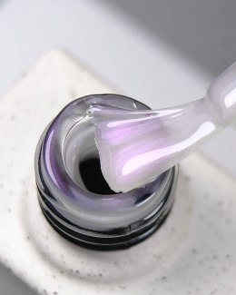NAILSOFTHEDAY Shell top 01 NEW - perłowy top z fioletowo-różowym pyłkiem bez lepkiej warstwy, 10 ml
