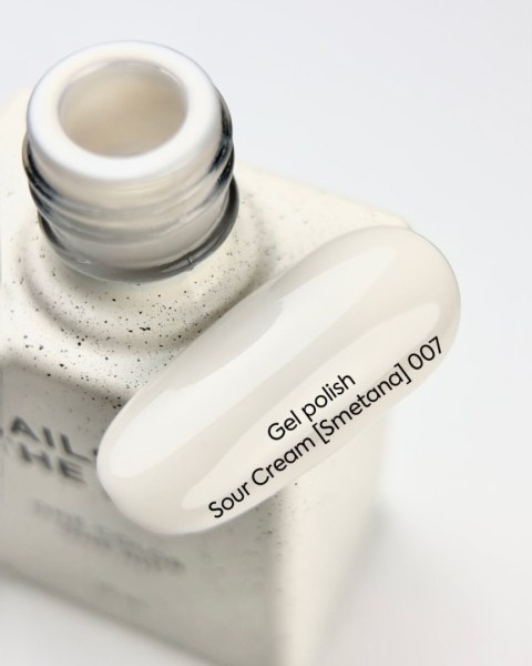 NAILSOFTHEDAY Sour Cream 007 Gel Polish - jasnoszary, złamany bielą (off-white) lakier hybrydowy, 10 ml