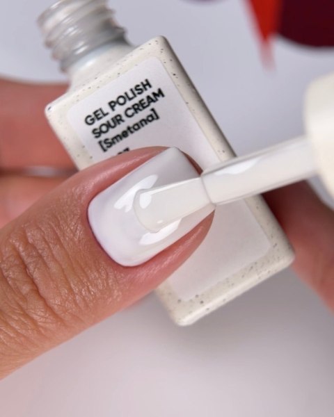 NAILSOFTHEDAY Sour Cream 007 Gel Polish - jasnoszary, złamany bielą (off-white) lakier hybrydowy, 10 ml