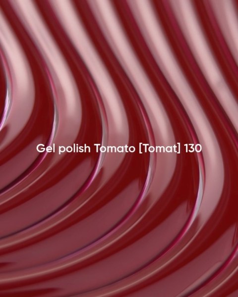 NAILSOFTHEDAY Tomato 130 Gel Polish - klasyczny, głęboki krwistoczerwony lakier hybrydowy, 10 ml