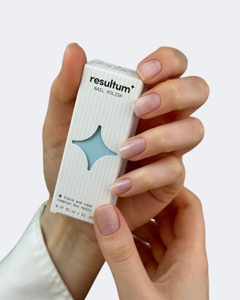 Resultum Nail polish 3 in 1 - przezroczysta odżywka, baza i top do paznokci, 11 ml