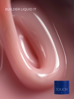 TOUCH Builder liquid 17 - morelowo-różowy mocny żel o płynnej konsystencji, 15 ml