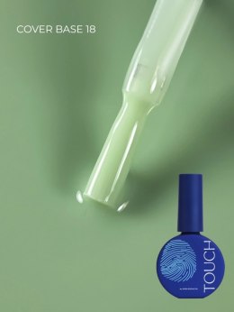 TOUCH Cover base 18 - szałwiowo-miętowa baza hybrydowa, 13 ml