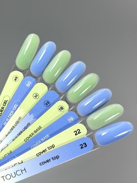 TOUCH Cover base 18 - szałwiowo-miętowa baza hybrydowa, 13 ml