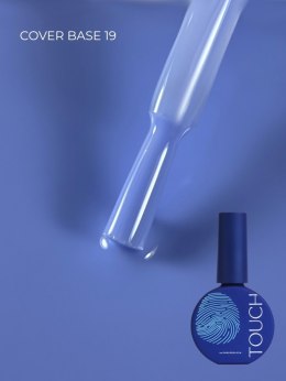 TOUCH Cover base 19 - chłodna błękitna baza hybrydowa, 13 ml