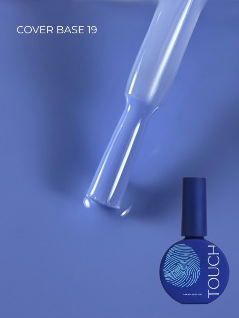 TOUCH Cover base 19 - chłodna błękitna baza hybrydowa, 13 ml