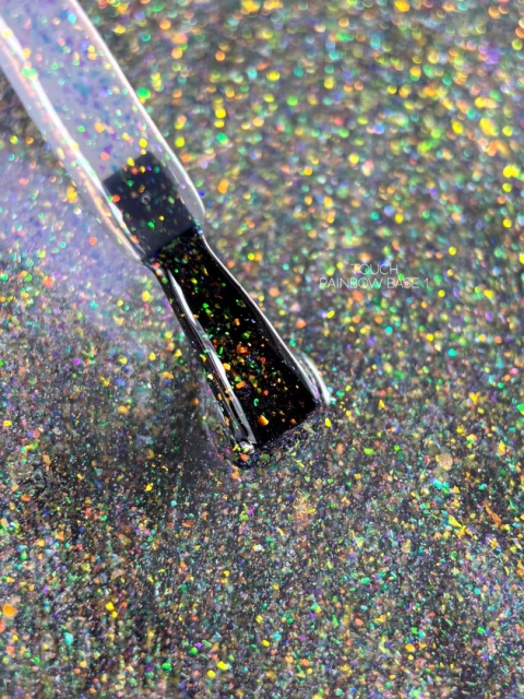 TOUCH Rainbow base 01 - baza hybrydowa z płatkami yuki, 13 ml