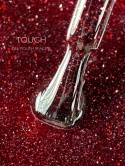 TOUCH Space gel polish 08 - bordowy odblaskowy lakier hybrydowy, 9 ml