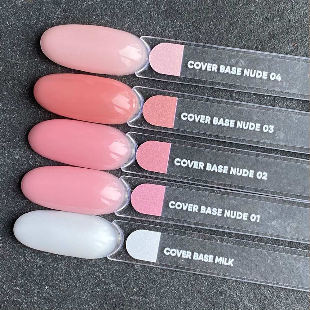 Baza hybrydowa NAILS OF THE DAY Cover base nude 01, 10 ml