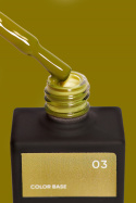 NAILSOFTHEDAY Color base 03 - zielona khaki baza do paznokci, 10 ml