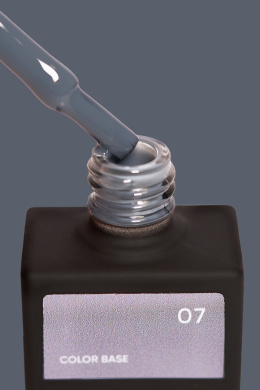NAILSOFTHEDAY Color base 07 - grafitowo-szara baza do paznokci, 10 ml