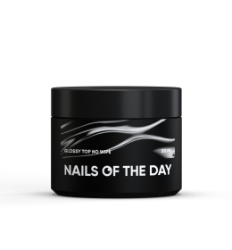 Top hybrydowy NAILS OF THE DAY Glossy top no wipe, 30 ml