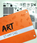 ART STAMPING 002 - blaszka do stampingu z geometrycznymi wzorami