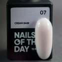 Baza hybrydowa dla wrażliwych paznokci NAILSOFTHEDAY Cream base 07, 10 ml