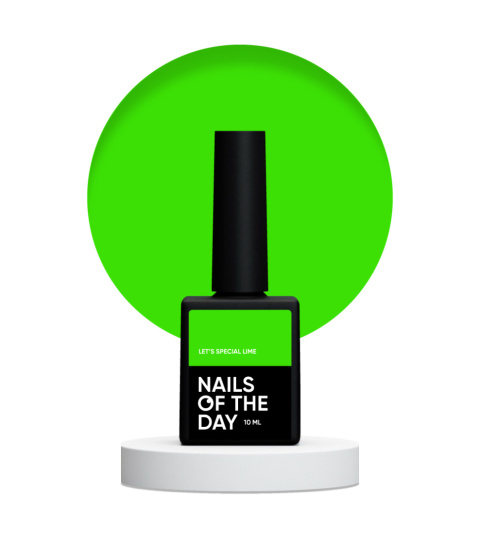 NAILSOFTHEDAY Let's special Lime - lakier hybrydowy, 10 ml