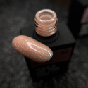 NAILSOFTHEDAY Cover base nude shimmer 03 - beżowo-różowa kamuflująca baza ze srebrnymi drobinkami, 10 ml