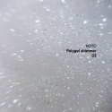 NAILSOFTHEDAY Polygel shimmer 03 - mleczo-biały akrylożel z drobinką, 30 g