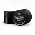 NAILSOFTHENIGHT Diamond Premium gel 04 - różowo-złoty z metalowymi płatkami lakier hybrydowy, 5 ml