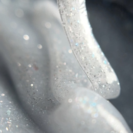 NAILSOFTHENIGHT Sparkle Builder gel 01 - srebrny żel budujący z drobinką odblaskową, 15 ml