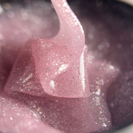 NAILSOFTHENIGHT Sparkle Builder gel 03 - beżowo-różowy żel budujący z drobinką odblaskową, 15 ml