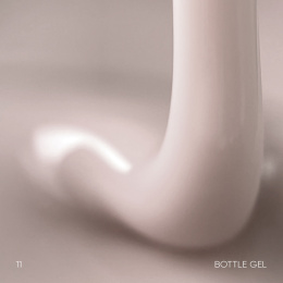 NAILSOFTHEDAY Bottle gel 11 - biało-różowy żel do wzmacniania, 10 ml
