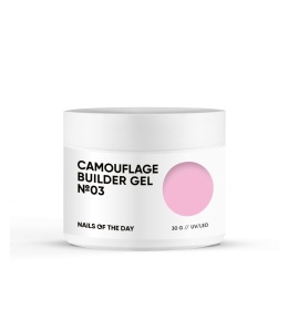 NAILSOFTHEDAY Camouflage gel 03 - różowy gęsty żel budujący, 30 g