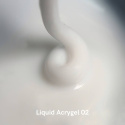 NAILSOFTHEDAY Liquid acrygel 02 - biały płynny akrylożel, 15 ml